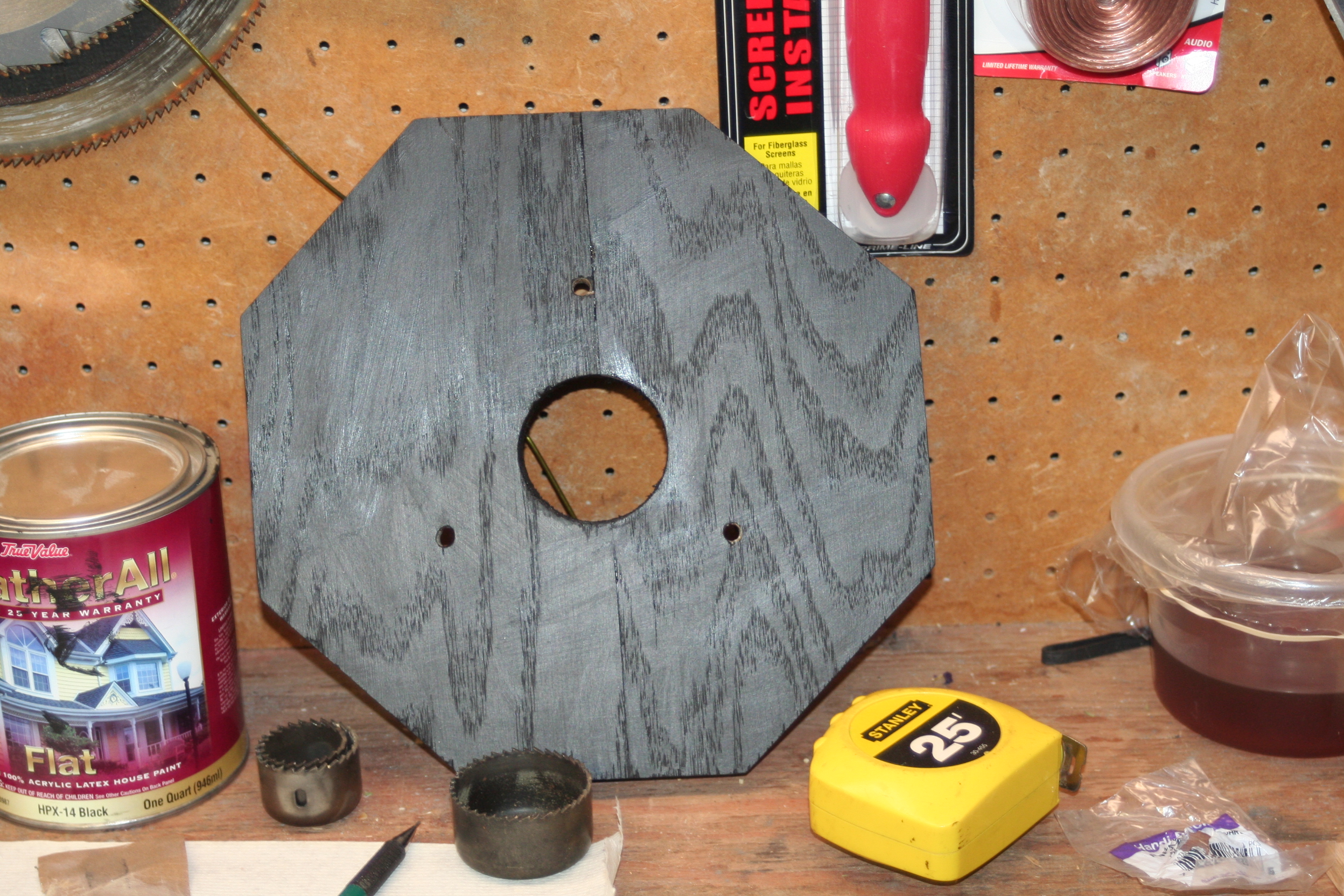 Making the hole bigger on the mirror base