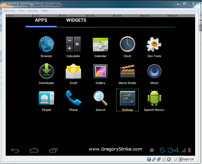 Some of the apps found in ICS